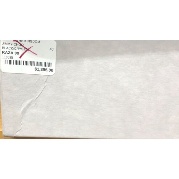 Jimmy Choo Kaza Suede Crystal-Buckle Booties Size 40/ USA 9.5 NWB - Picture 14 of 14